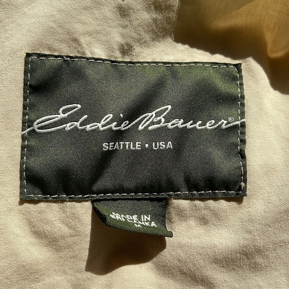 Eddie Bauer light khaki moto jacket - Medium - Picture 5 of 7
